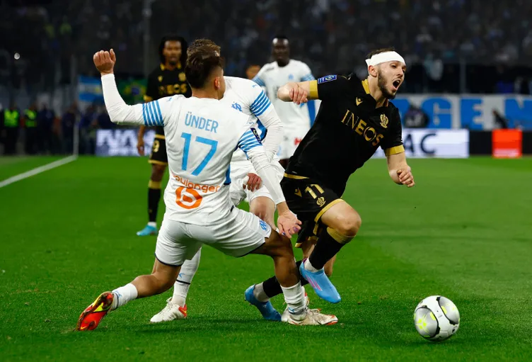 Ligue 1’de kritik Marsilya - Nice maçına Cengiz Ünder damga vurdu! Fransızlar milli yıldıza methiyeler düzdü…