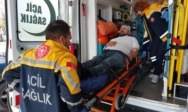 Un fabrikasında forkliftin altında kalan kalıp ustası hastanelik oldu #samsun
