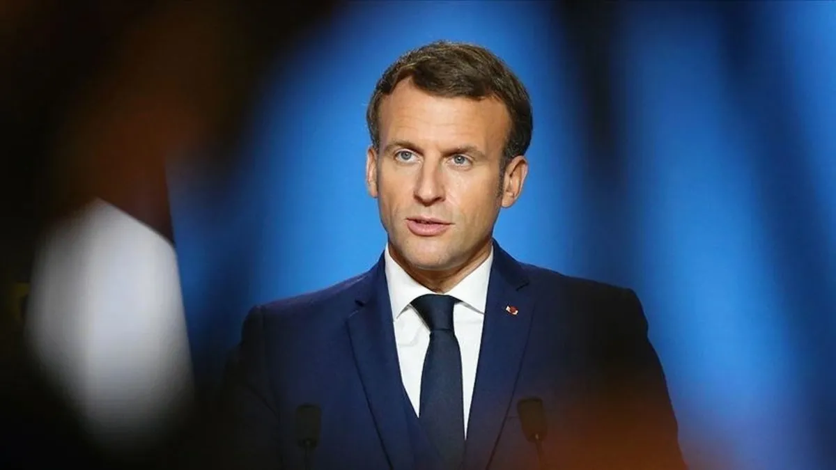 Macron'dan Türkiye'nin arabuluculuk rolüne övgü