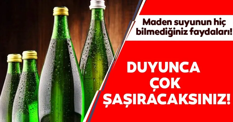 maden suyunun inanilmaz faydalari saglik haberleri