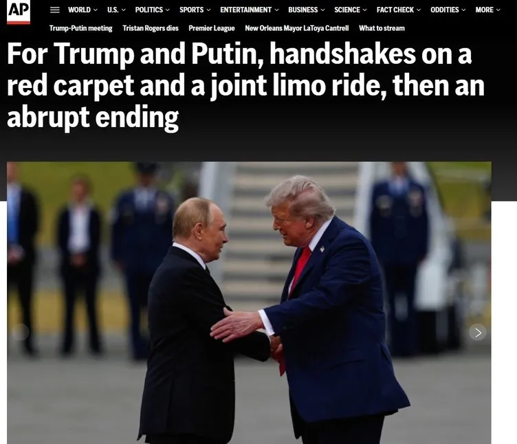 Putin Trump görüşmesinden çıkan sonuç ne? Dünya basını zirveyi böyle değerlendirdi