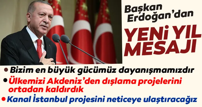 Başkan Recep Tayyip Erdoğan'dan yeni yıl mesajı - Son Dakika Haberler