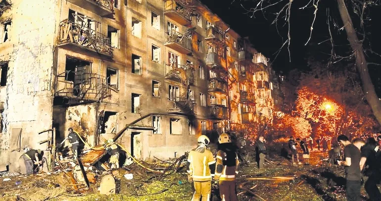 Rusya’dan Kiev’e füze yağmuru: 10 ölü