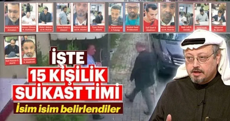 İşte 15 kişilik suikast timi