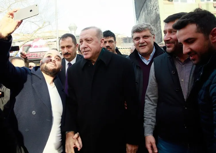 Erdoğan tarihi Çınaraltı'nda vatandaşlarla sohbet etti