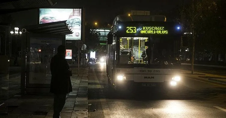 Ankara’da EGO otobüslerinin gece seferleri başladı