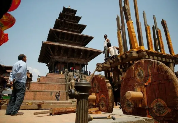 Nepal'in yeni yıl festivali: Bisket Jatra