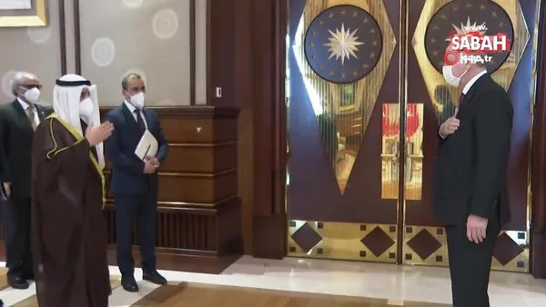 Başkan Erdoğan, Kuveyt Dışişleri Bakanı El-Sabah'ı kabul etti | Video