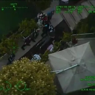 Oktar'ın villasına operasyon helikopter kamerasında