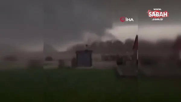 ABD’yi fırtına ve hortum vurdu: 2 ölü | Video