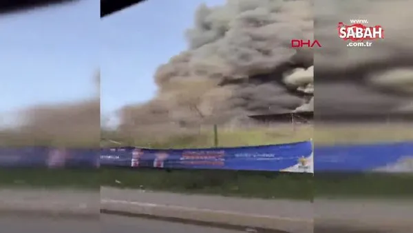 Son Dakika: Tuzla'da fabrikada yangın! | Video
