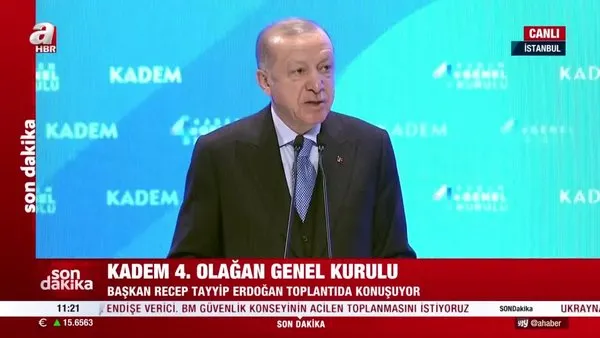 Son Dakika: Başkan Erdoğan Kadem 4. Olağan Genel Kurulu'nda konuştu | Video