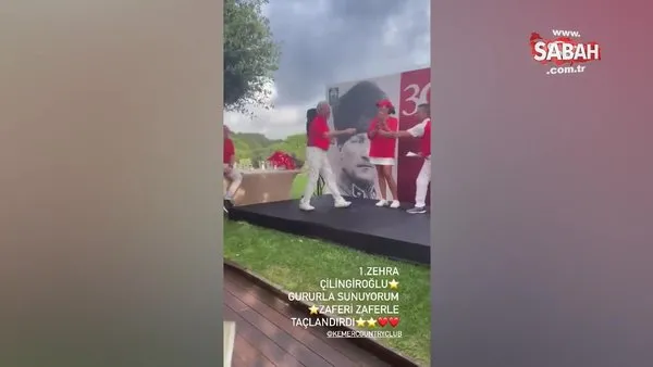 Hülya Avşar'ın kızı Zehra Çilingiroğlu mini eteği ile golf turnuvasını salladı 