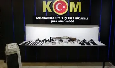 Ankara’da silah kaçakçılarına operasyon