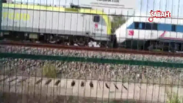 Tuzla’da Yüksek Hızlı Tren son anda durdu, facianın eşiğinden dönüldü | Video