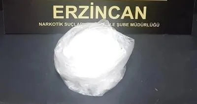 Erzincan’da 296,18 gram metamfetamin ele geçirildi