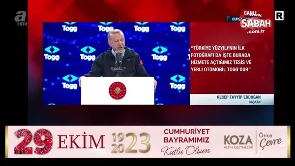SON DAKİKA: Türkiye için tarihi gün! TOGG banttan indi: Başkan Erdoğan: Yunan tutuşacak! 'Çılgın Türkler geliyor' diyecekler | Video