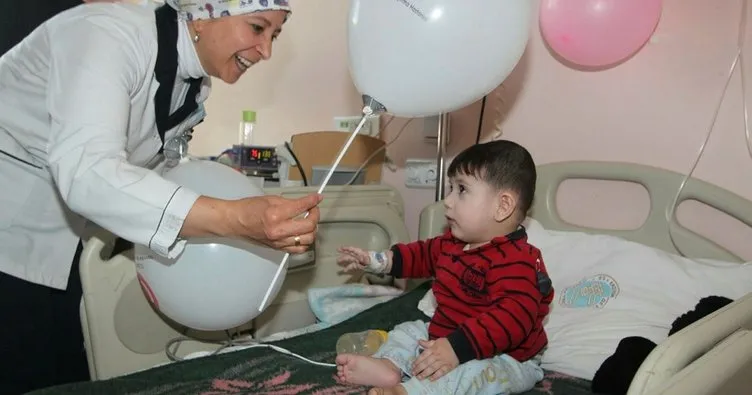 Erzurum BEAH’ta çocuklara eğlenceli tedavi