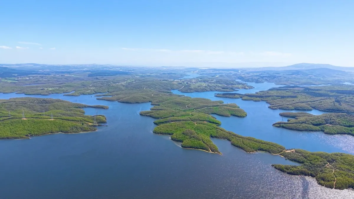 Ömerli Barajı'nda görsel şölen