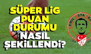 Süper Lig Puan durumu: Süper Lig 16. haftada puan durumu nasıl şekillendi? İşte tüm detaylar...