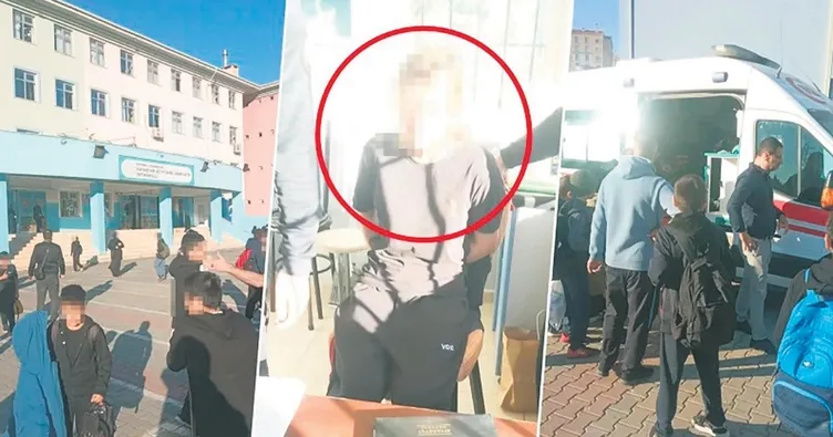 Okul bahçesinde bıçaklı saldırı