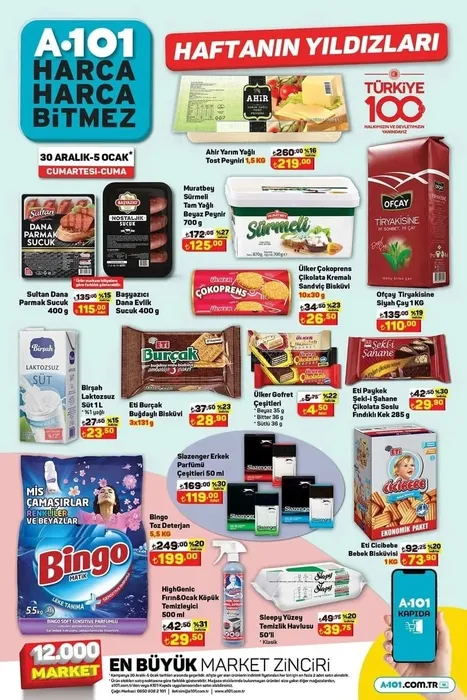 A101 AKTÜEL KATALOĞU 4 OCAK: Yeni yılın ilk indirimleri sayfa sayfa yayında! Bu Perşembe A101 aktüel ürünler kataloğunda neler var?