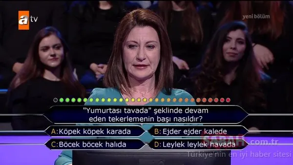 Bu soru herkesi şaşırttı! Kim Milyoner Olmak İster 827. bölüm soru ve cevapları