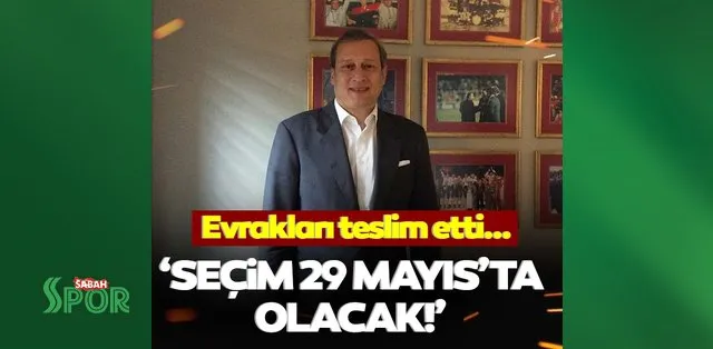 Galatasaray başkan adayı Burak Elmas evraklarını teslim etti! 29 Mayısta seçim olacak - Son Dakika Spor Haberleri