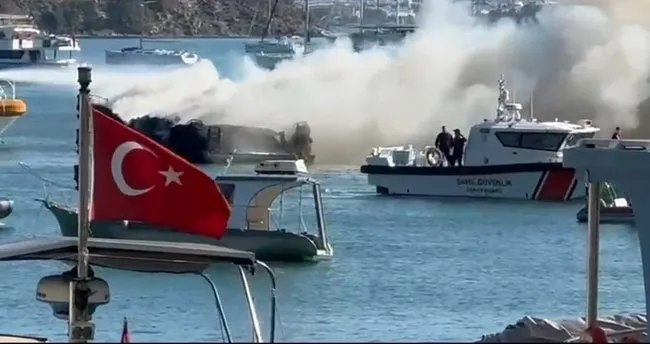 Fethiye’deki tekne faciası! Korkutan yangının çıkış nedeni araştırılıyor