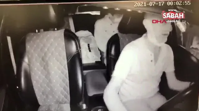 Takside gasp dehşeti: Düşürdüğü cep telefondaki fotoğraftan tespit edildi | Video
