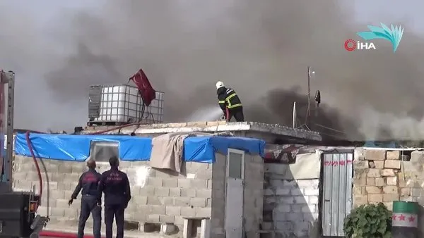 Baraka yangınında 13 çocuk son anda kurtarıldı