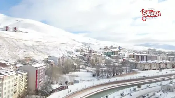 Bayburt’ta kar yağışı ve soğuk hava | Video