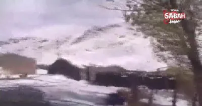 Ağrı’da bazı köyler beyaza büründü | Video