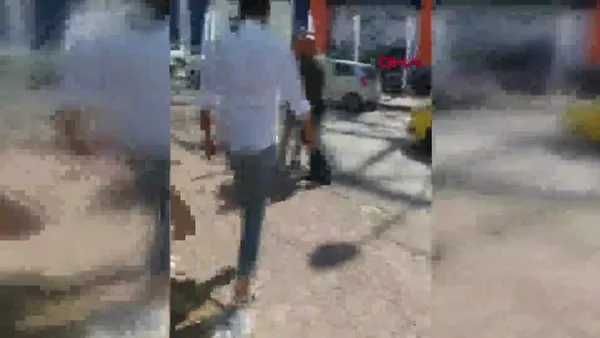 Antalya'da kadın şoföre taksi durağında satırlı sopalı saldırı