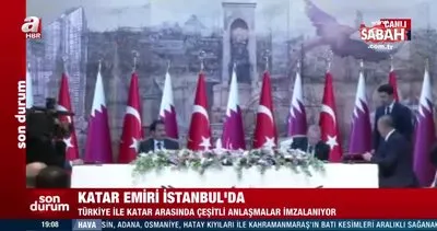 SON DAKİKA | Türkiye ile Katar arasında kritik anlaşmalar! Başkan Erdoğan ve Katar Emiri Al Sani’yi kabul etti | Video