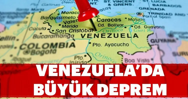Venezuela’da büyük deprem