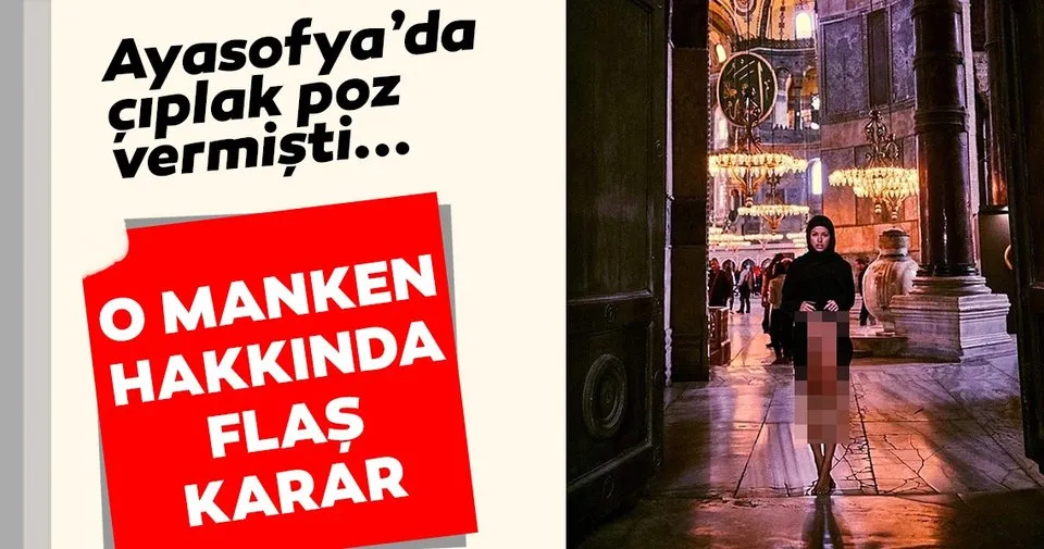 ayasofya da ciplak poz veren belcikali