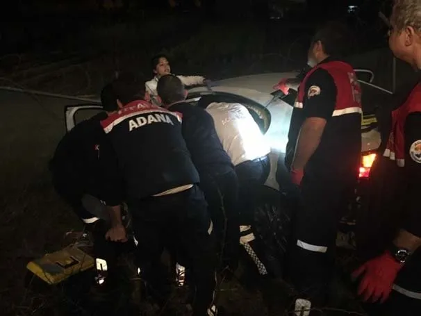 Adana’da esrarengiz kaza! 1 ölü, 1 yaralı