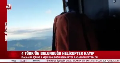 İçinde 4 Türk çalışanın bulunduğu helikopter, İtalya’da radardan kayboldu! Eczacıbaşı’ndan açıklama | Video