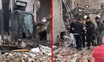 Yıkım faciasında genç operatör kıl payı ölümden döndü! Gaziosmanpaşa’daki dehşet anları kamerada
