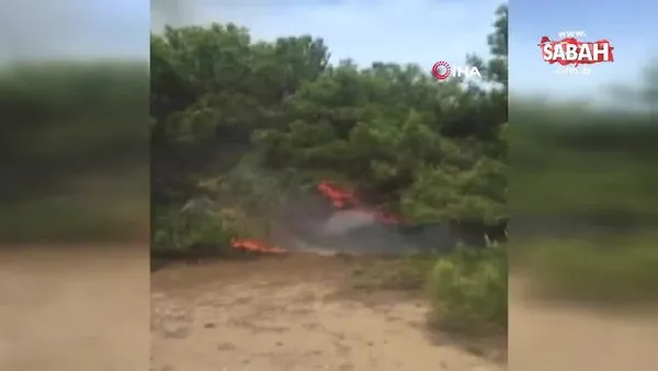 Antalya'da bunalıma giren genç hem kendini hem ormanı yaktı | Video