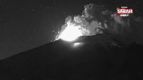 Popocatepetl Yanardağı'nda 3 yeni patlama | Video