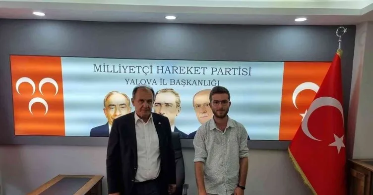 CHP Yalova İl Başkanı, partisinden istifa edip MHP’ye katıldı