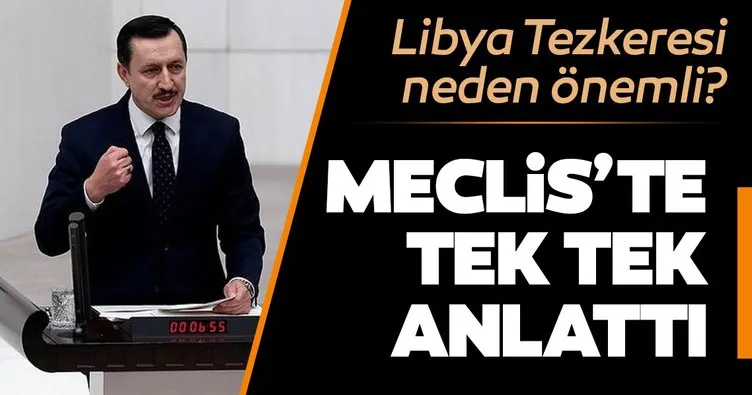Türkiye’nin Libya Özel Temsilcisi Emrullah İşler Libya Tezkeresi’nin önemini TBMM’de tek tek anlattı