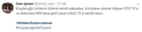 Millet kanalına sahip çıktı: #AHaberSusturulamaz