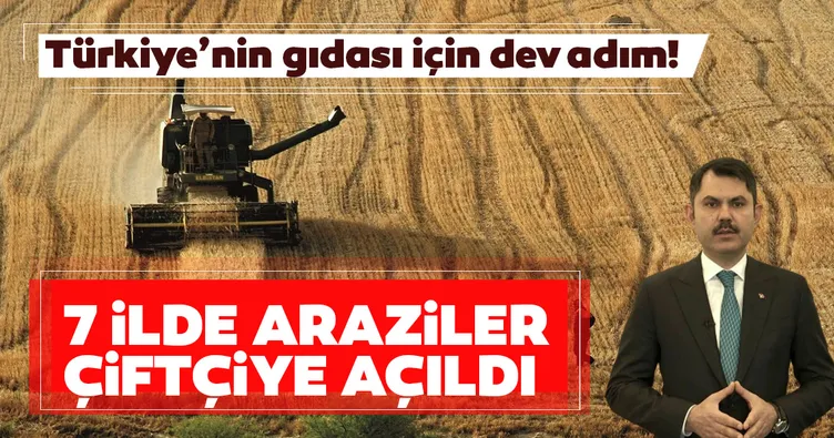 Türkiye’nin gıdası için dev adım