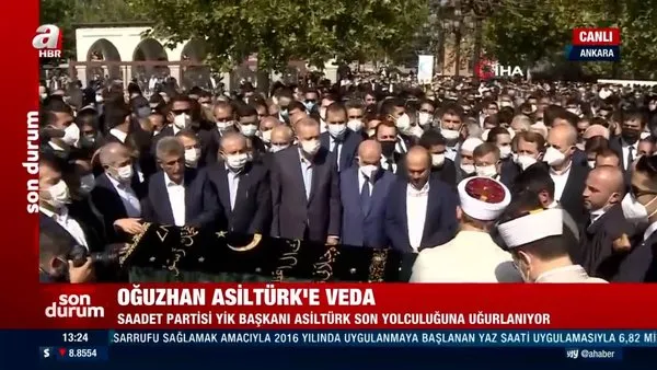 SON DAKİKA: Cumhurbaşkanı Erdoğan Oğuzhan Asiltürk'ün cenaze namazına katıldı
