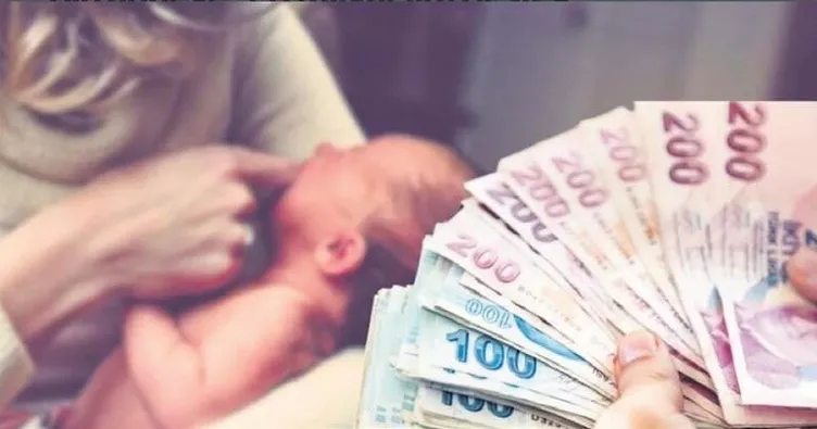 Doğum yardımı ödemeleri hesaplarda