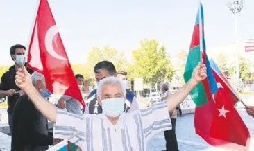 Başkent sokakları Azerbaycan Bayrakları ıle donatıldı
