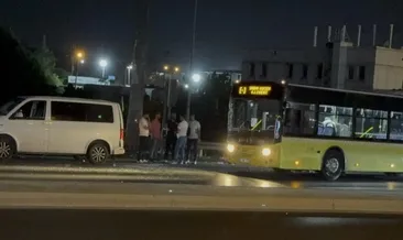 İETT otobüsü Pendik’te kaza yaptı